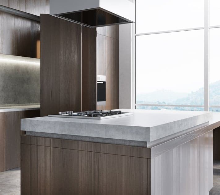 Robuust betonnen aanrechtblad