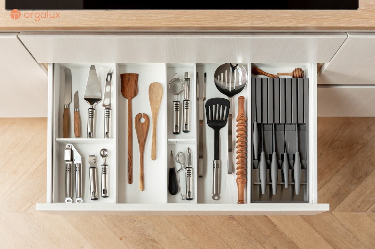 Hoe deel ik mijn nieuwe keuken in?