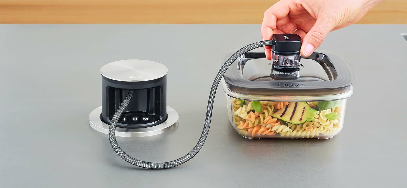 Quva: makkelijk en snel voedsel vacumeren